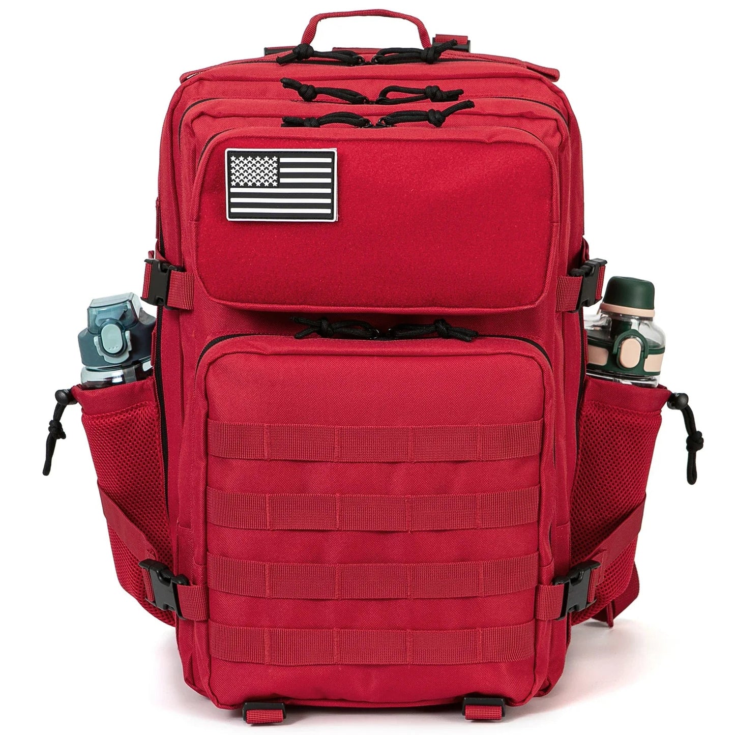 45L Tactical Backpack - 900D Waterproof MOLLE Rucksack for Hiking, Camping, Travel & School