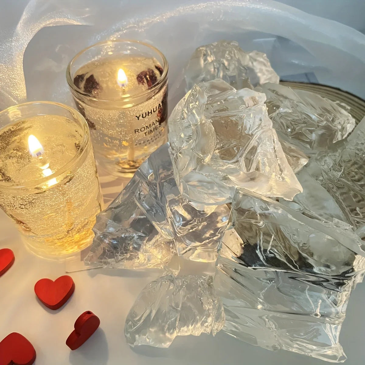 Jelly Wax for Candle Making - Transparent Crystal Gel Wax (100 g / 200 g) Smokeless DIY Candle Material