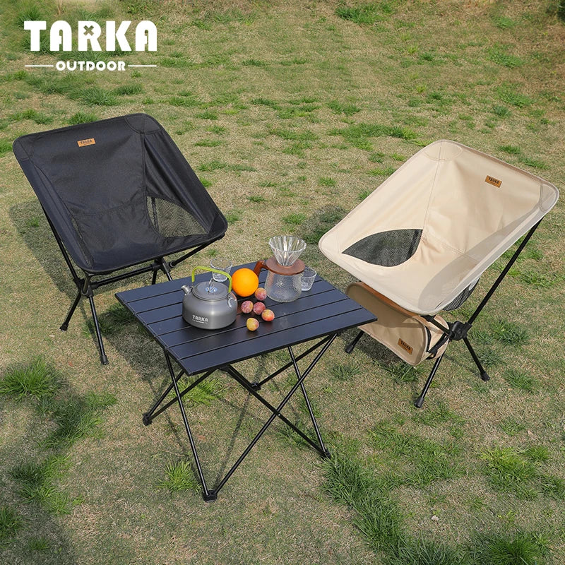 2-Pack Foldable Camping Chairs Lightweight Portable Folding Chairs for Backpacking, Travel, Fishing, Garden & Balcony