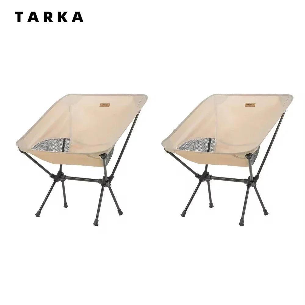 2-Pack Foldable Camping Chairs Lightweight Portable Folding Chairs for Backpacking, Travel, Fishing, Garden & Balcony