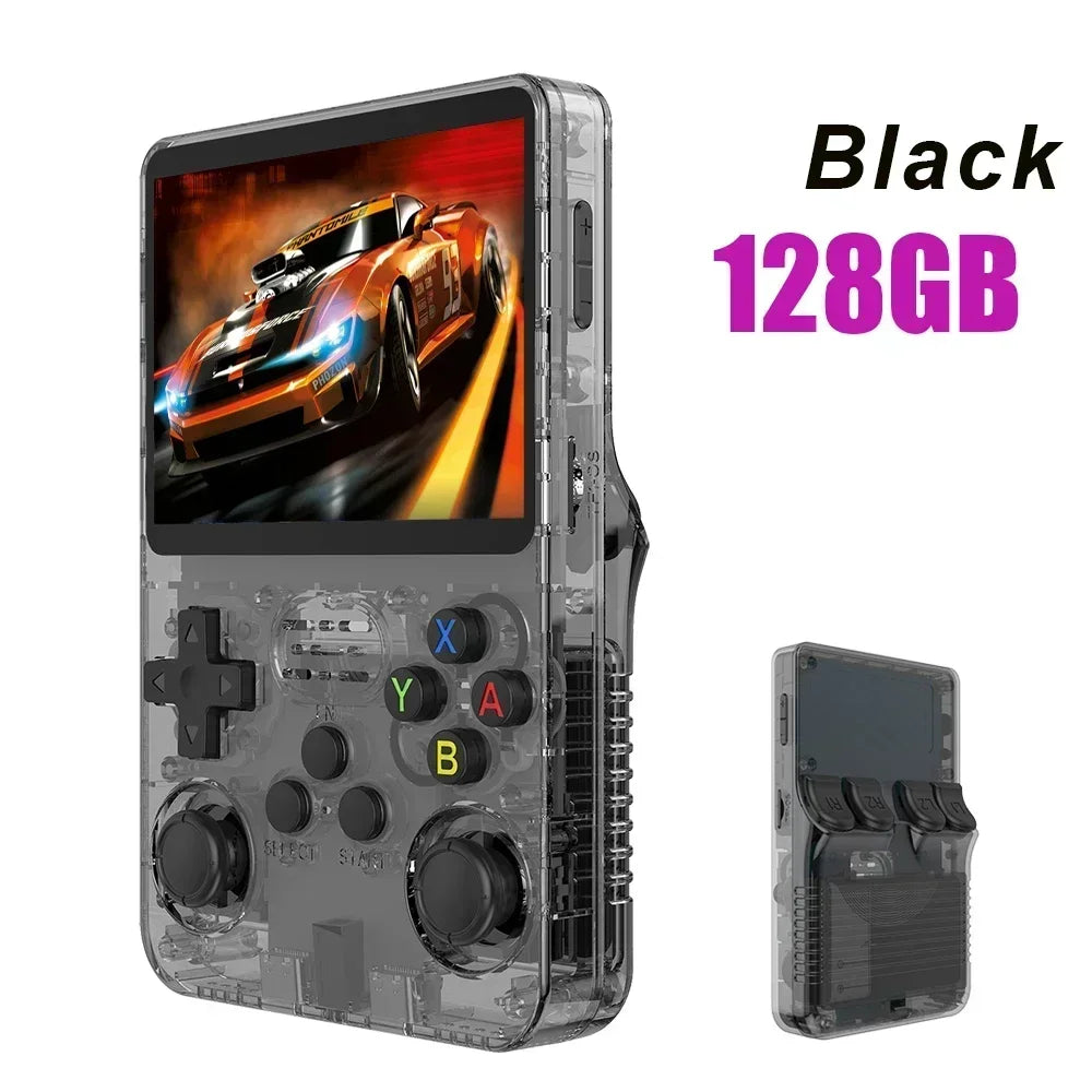 Retro Handheld Game Console 3.5-Inch (8.9 cm) IPS Screen 64/128/256GB Portable Pocket Game Player Kids Retro Gaming Gift