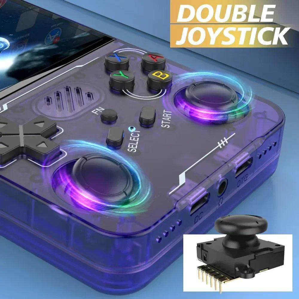 Retro Handheld Game Console 3.5-Inch (8.9 cm) IPS Screen Portable Pocket Gaming Player Wi-Fi 15,000+ Games ArkOS Kids Gift