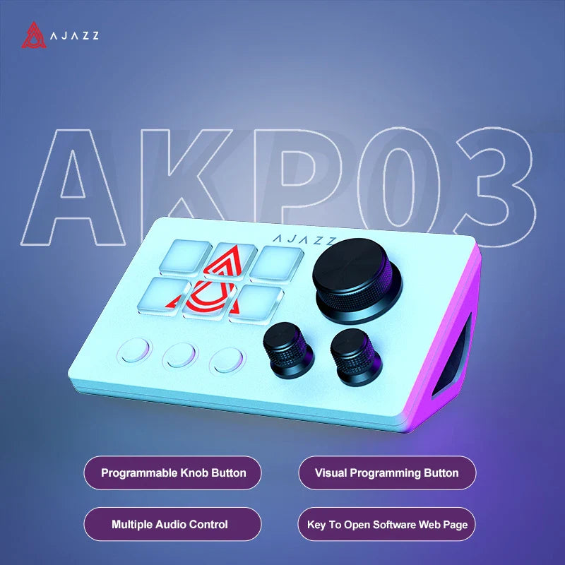 Programmable Desktop Macro Pad Mini Keyboard USB Wired Customizable Controller for PC & Laptop