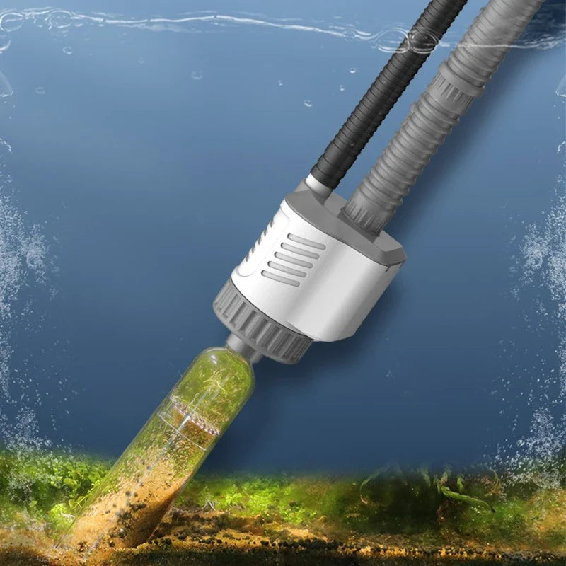 Automatic Aquarium Water Change Pump 30W 220–240V, Electric Fish Tank Gravel Siphon Cleaner 2000 L/h (≈528 GPH)