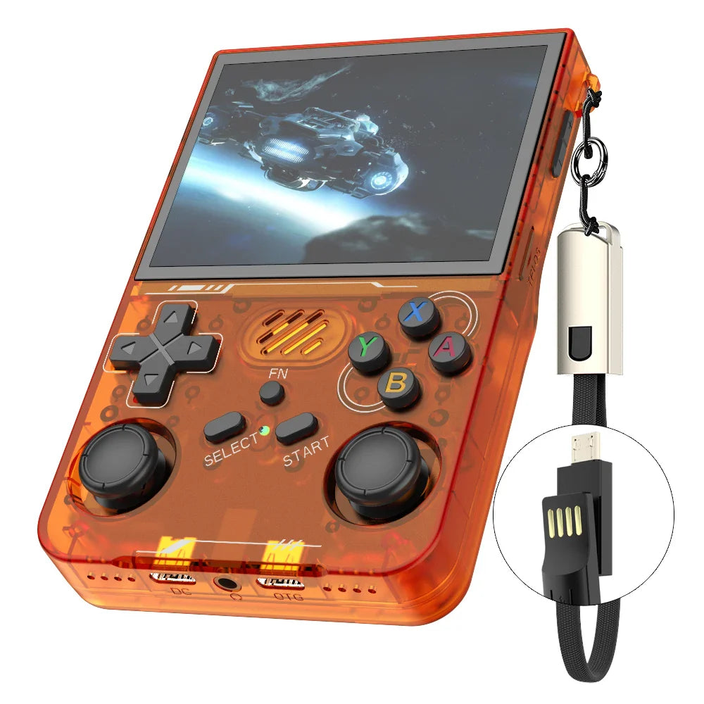 Retro Handheld Game Console 3.5-Inch (8.9 cm) IPS Screen Portable Pocket Gaming Player Wi-Fi 15,000+ Games ArkOS Kids Gift