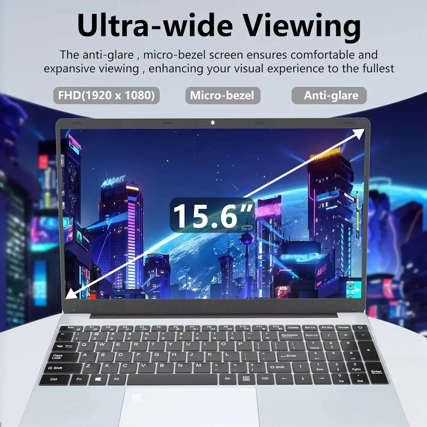 15.6-inch (39.6 cm) Full HD Laptop — Intel Core i7, 16GB RAM, 1TB SSD, Fingerprint Reader, Windows 11 Pro
