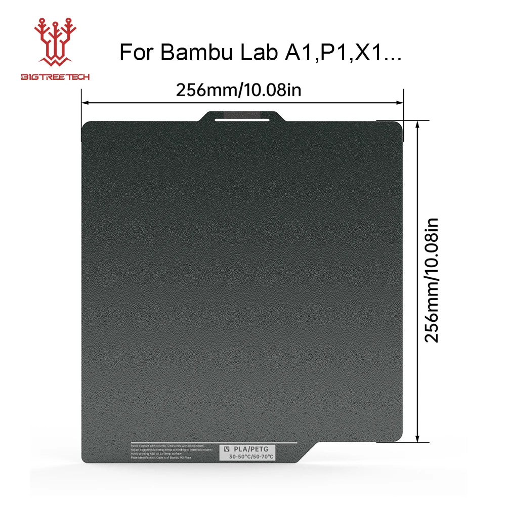 Panda CryoGrip Pro Double-Sided Spring Steel Build Plate - No-Clog Coating for 3D Printers