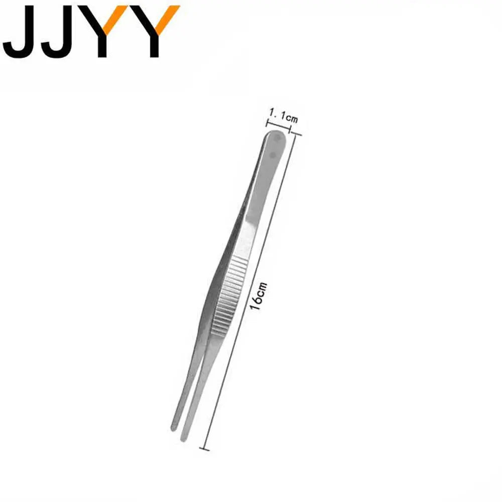 Stainless Steel BBQ Tongs — Precision Kitchen Tweezers for Grilling, Serving & Buffet (4.9–11.8 in | 12.5–30 cm)