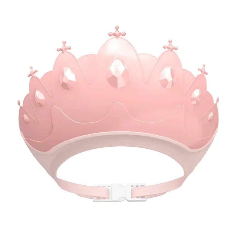 Adjustable Baby Crown Shampoo Cap – Waterproof Bath Visor & Hair Shield for Infants and Toddlers