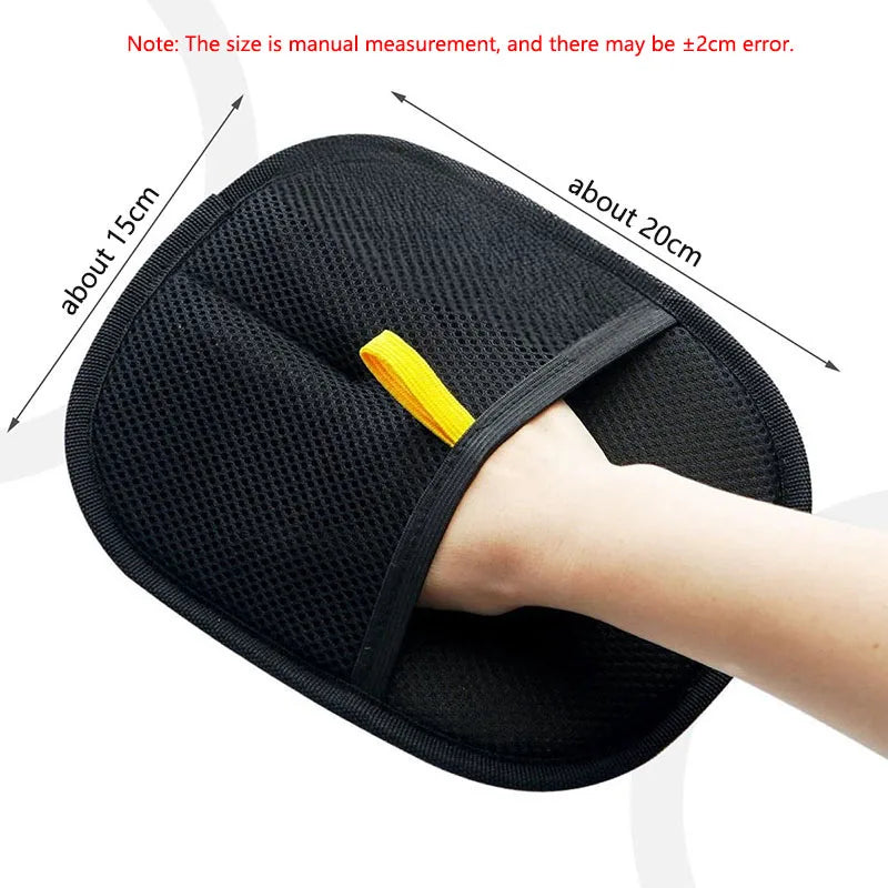 Reusable Double-Sided Pet Hair Removal Gloves for Sofa, Carpet & Clothing