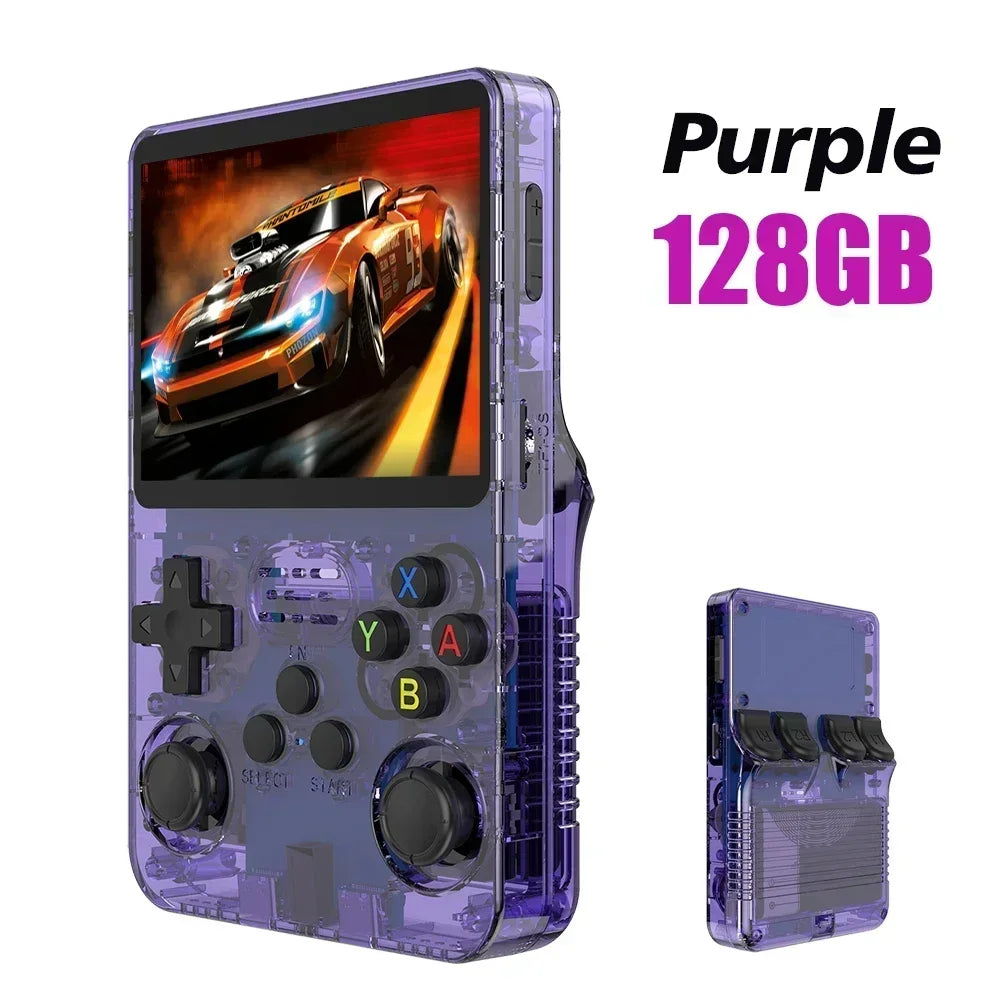 Retro Handheld Game Console 3.5-Inch (8.9 cm) IPS Screen 64/128/256GB Portable Pocket Game Player Kids Retro Gaming Gift