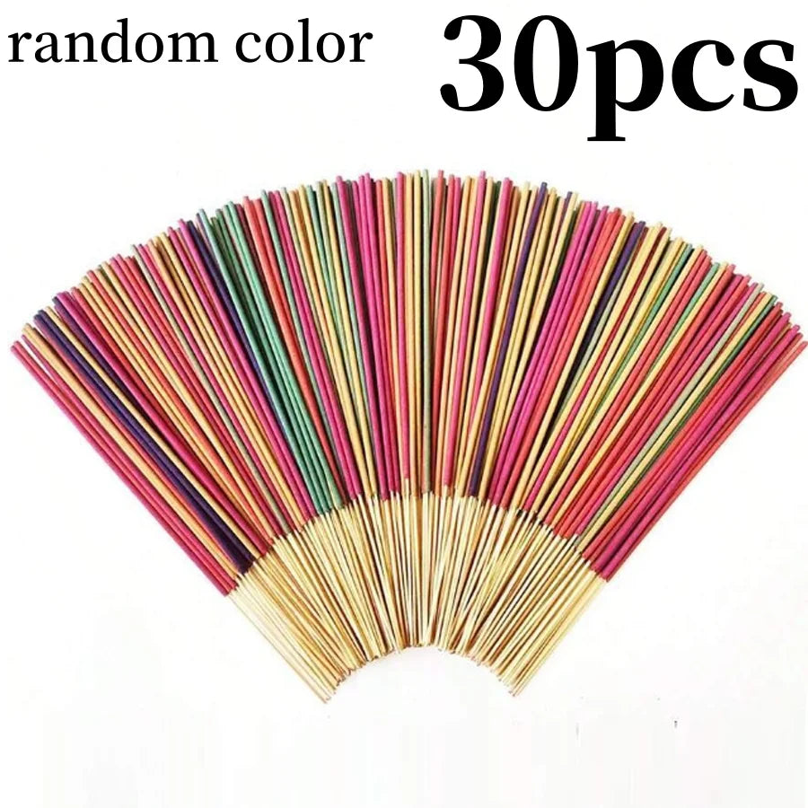 Aromatherapy Incense Sticks 30–240 Pc, 7 Natural Scents (Lavender, Jasmine, Ocean, Rose, Sakura) with Incense Holder for Yoga & Meditation