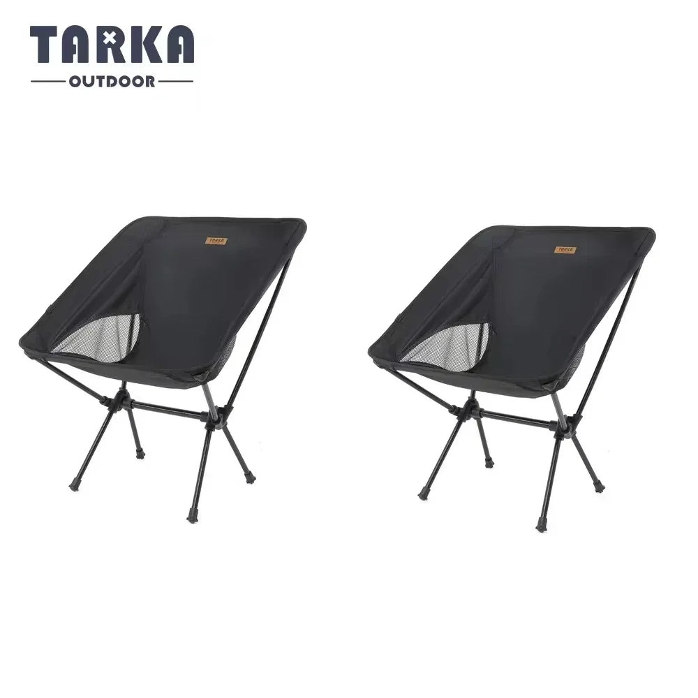 2-Pack Foldable Camping Chairs Lightweight Portable Folding Chairs for Backpacking, Travel, Fishing, Garden & Balcony
