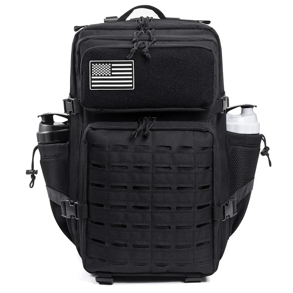 45L Tactical Backpack - 900D Waterproof MOLLE Rucksack for Hiking, Camping, Travel & School