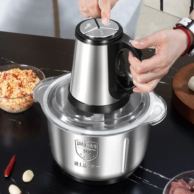 5L Stainless Steel Multifunctional Vegetable Crusher & Chopper (1.3 gal)