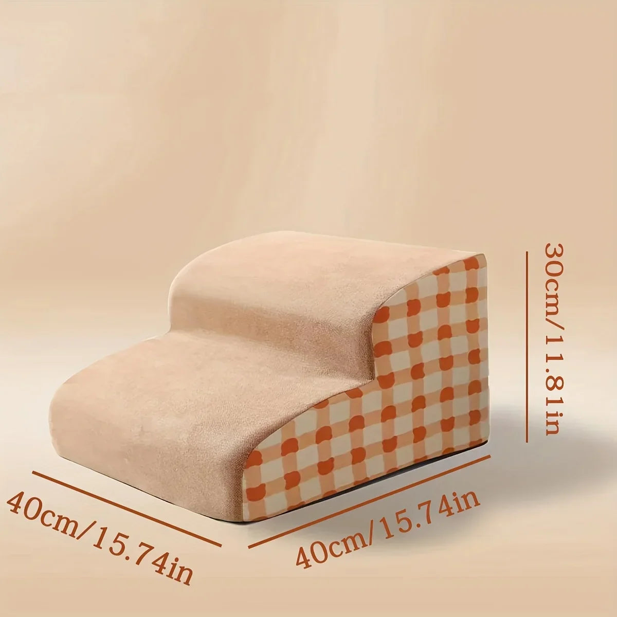 High-Density Foam Pet Ramp — Non-Slip Dog & Cat Stairs Sofa Ladder for Older Pets with Joint Pain