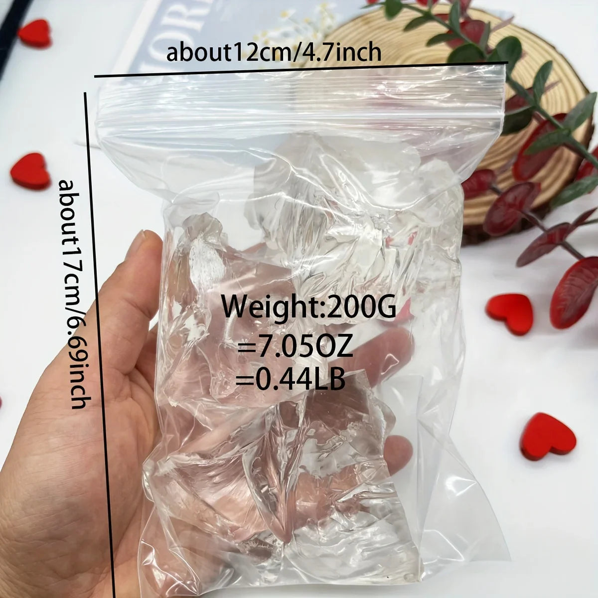 Jelly Wax for Candle Making - Transparent Crystal Gel Wax (100 g / 200 g) Smokeless DIY Candle Material