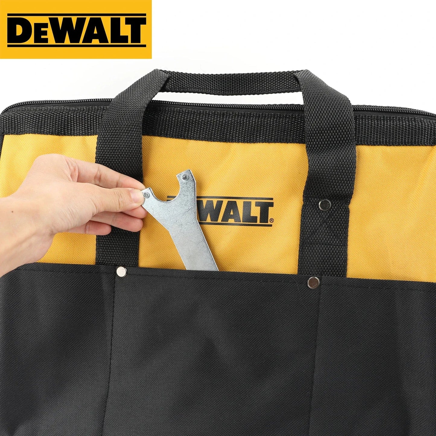 Multifunction Electric Wrench & Screwdriver Tool Kit with Metal Hardware and Durable Carrying Case