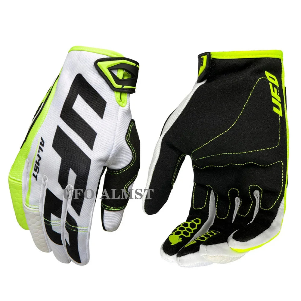 Men's Off-Road Motorcycle Gloves Full-Finger Shockproof MX ATV Racing Touchscreen Breathable Windproof