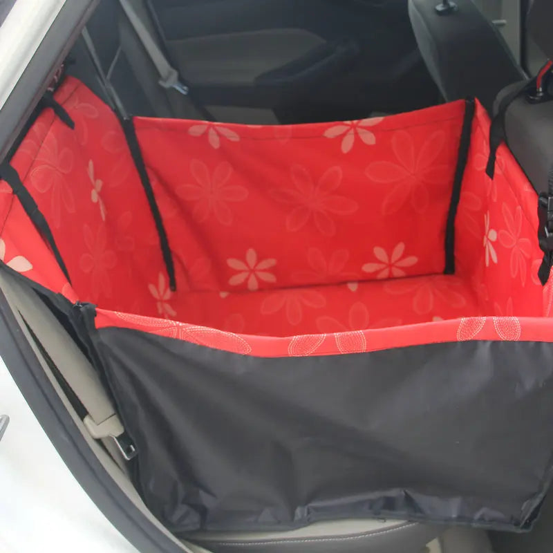 Pet Car Seat Cover Hammock for Dogs & Cats Waterproof Rear Bench Protector 60x35x53 cm (23.6x13.8x20.9 in)