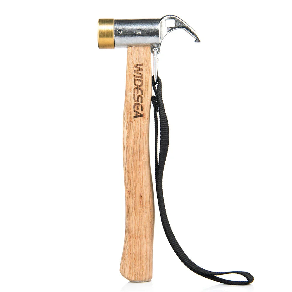 Camping Hammer Stainless Steel & Copper Tent Peg Mallet with Stake Puller for Hiking & Mountaineering