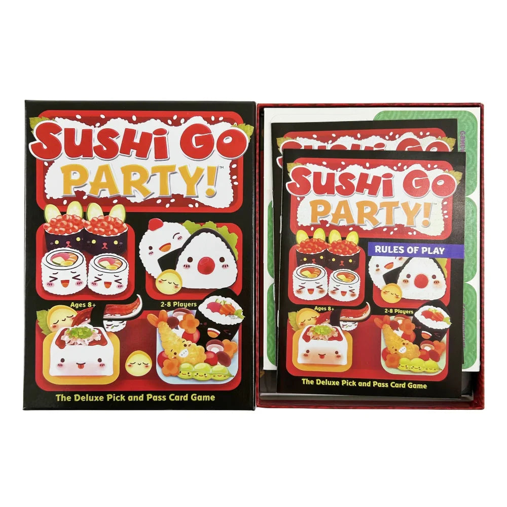 Family Sushi Card Game Party Deck — Fun Drafting Card Game for Gatherings & Holiday Gifts