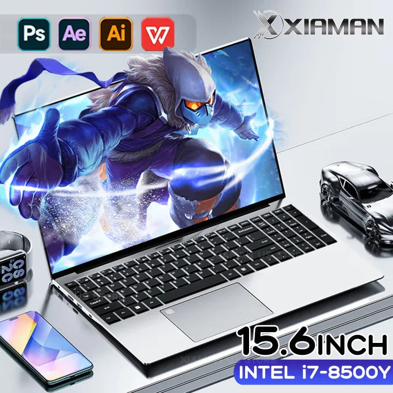 15.6-inch (39.6 cm) Full HD Laptop — Intel Core i7, 16GB RAM, 1TB SSD, Fingerprint Reader, Windows 11 Pro