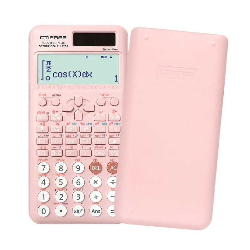Scientific Calculator — Matrix & Equation Solver, Complex Number Function Calculator, 12-Digit Dual-Power for Office & Finance
