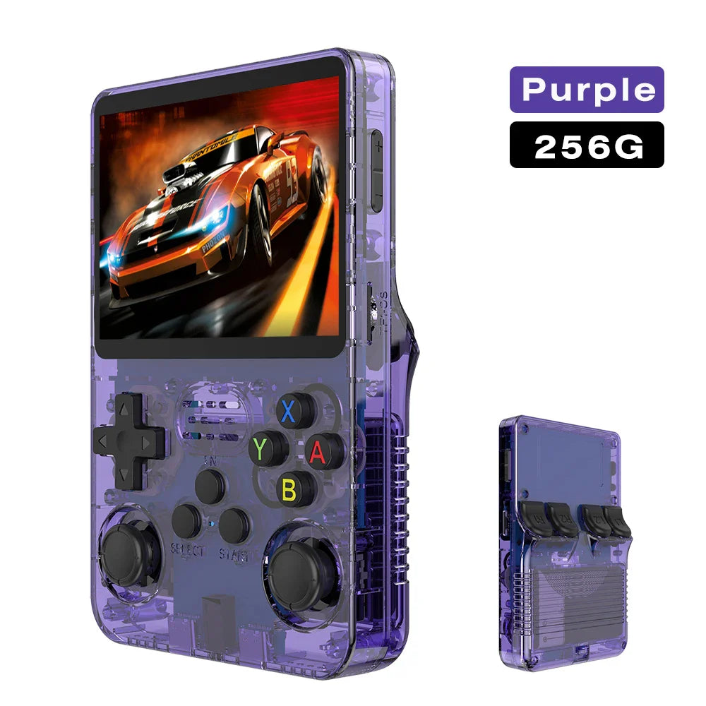 Retro Handheld Game Console 3.5-Inch (8.9 cm) IPS Screen 64/128/256GB Portable Pocket Game Player Kids Retro Gaming Gift