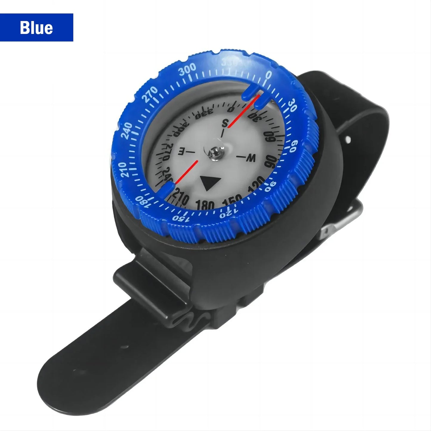 Digital Underwater Diving Compass Wristwatch 50m Waterproof Luminous Scuba Navigator