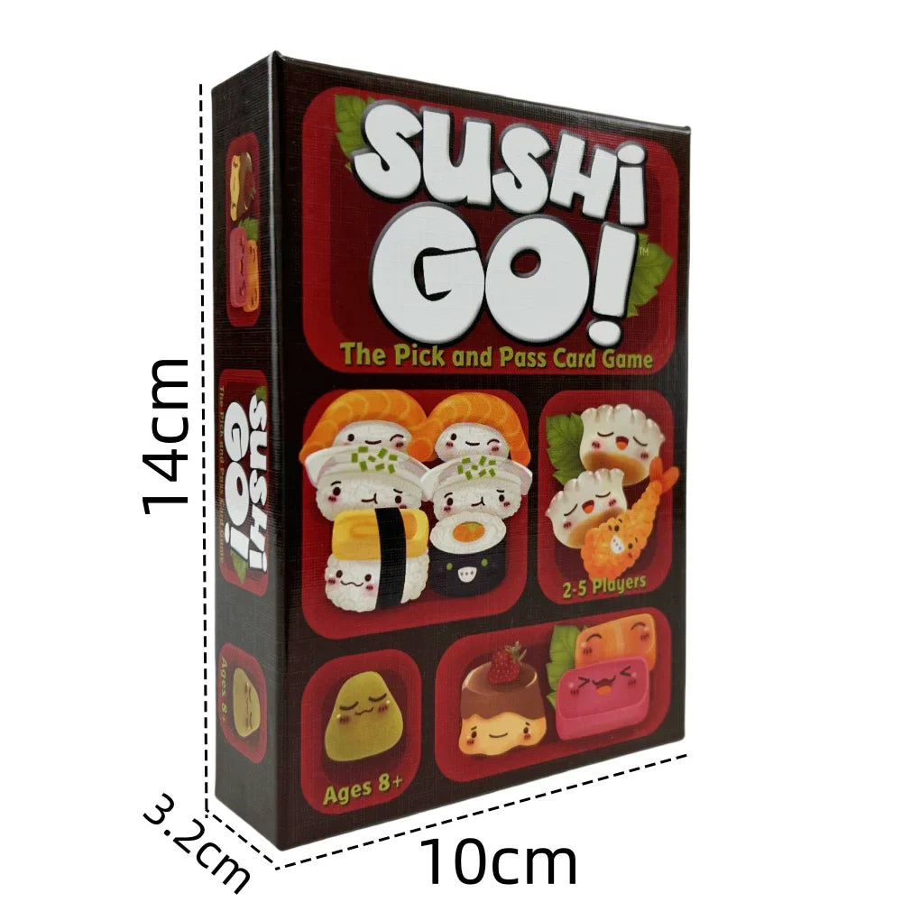 Family Sushi Card Game Party Deck — Fun Drafting Card Game for Gatherings & Holiday Gifts