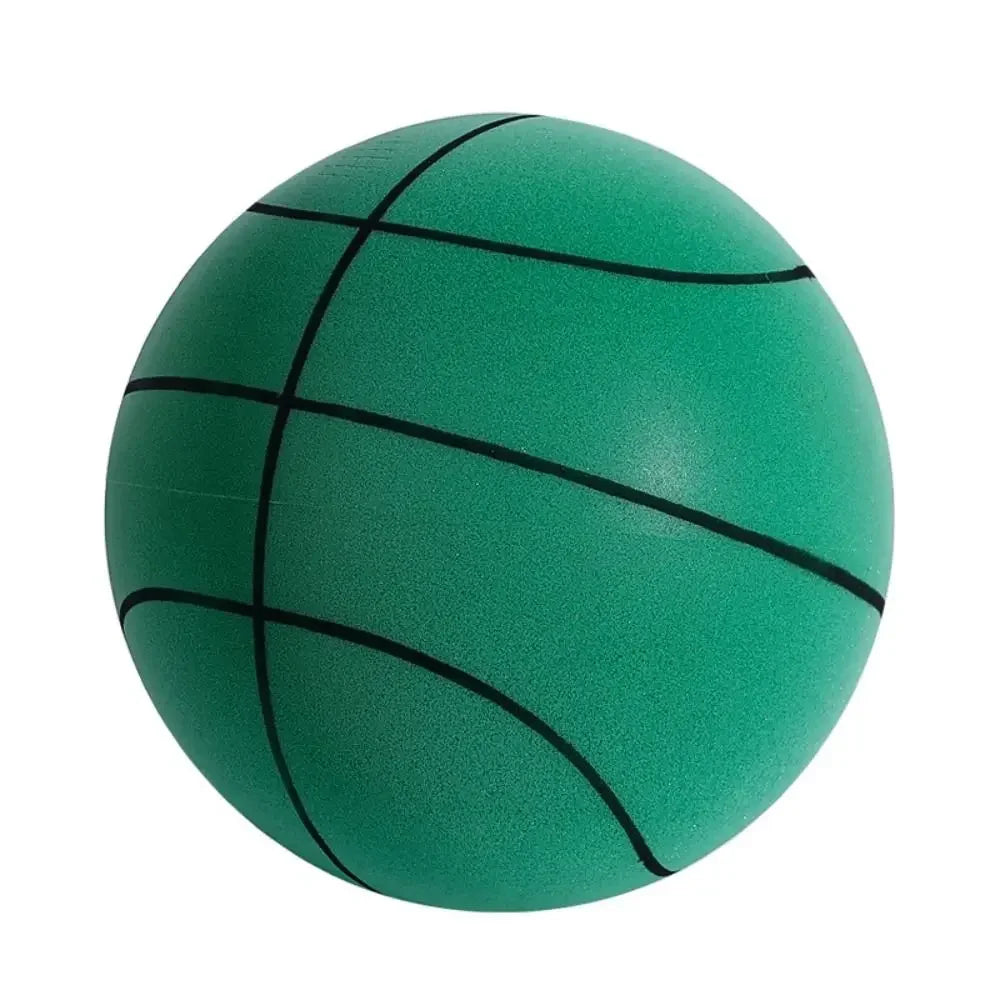 Silent Foam Basketball Low-Noise Indoor Training Ball for Kids — Soft PU, 15 cm / 18 cm (5.9" / 7.1")