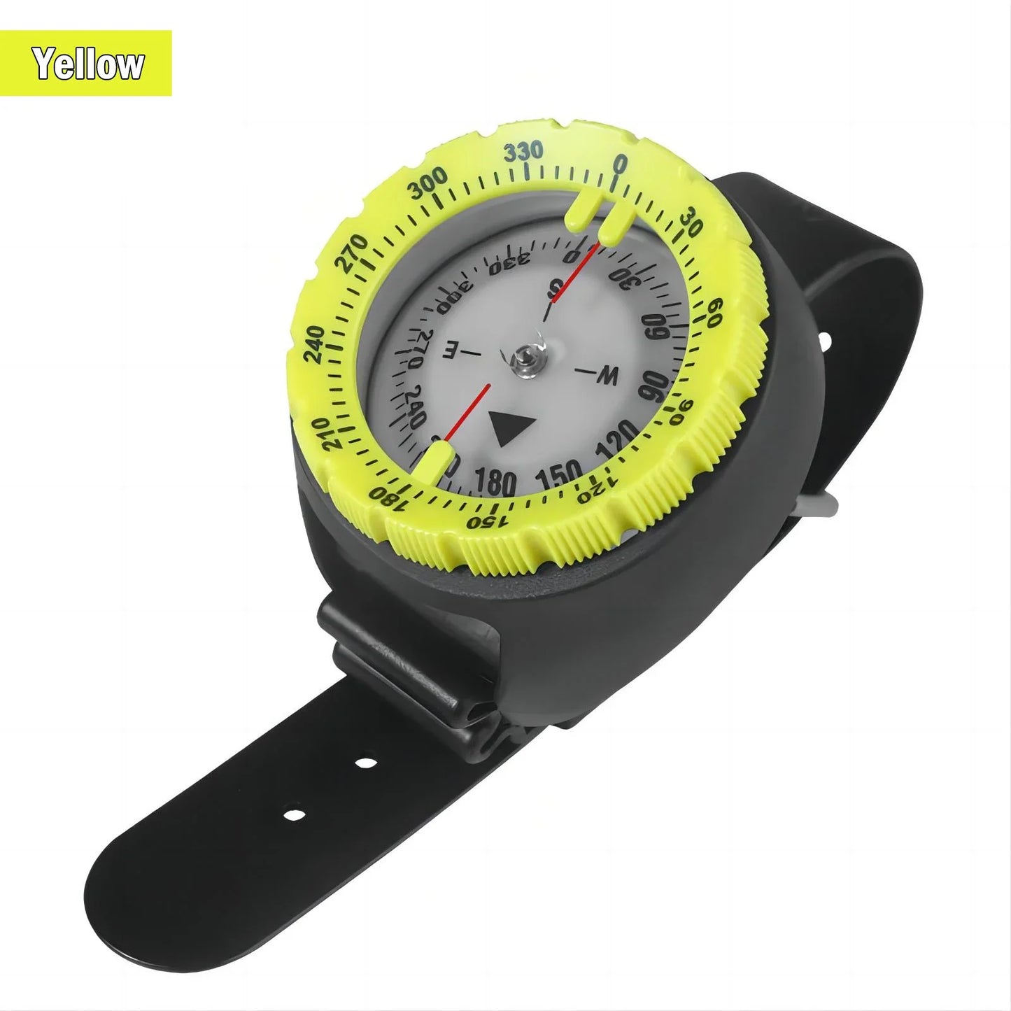 Digital Underwater Diving Compass Wristwatch 50m Waterproof Luminous Scuba Navigator
