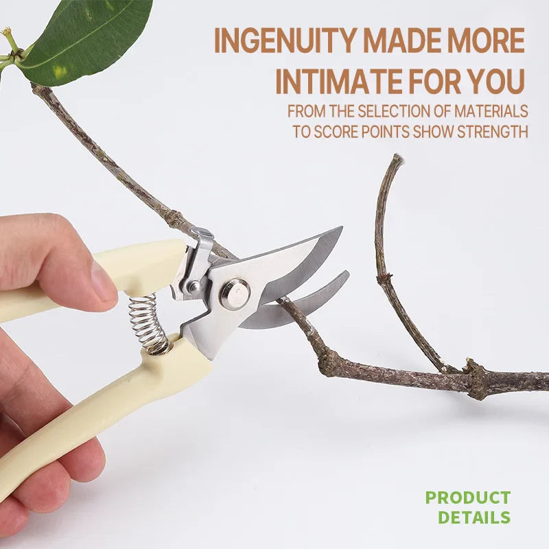 Professional Anvil Pruning Shears for Bonsai, Orchard and Garden Trimming