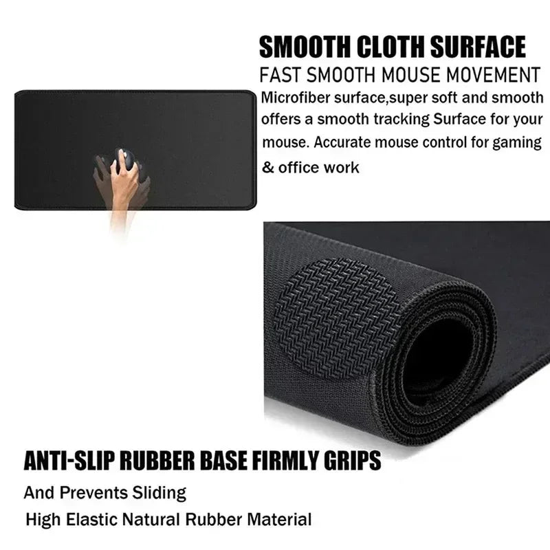 Stock Market Chart Forex Desk Mat - Extended Mouse Pad 35.4 x 15.7 in (900 x 400 mm) Non-Slip Stitched Edge