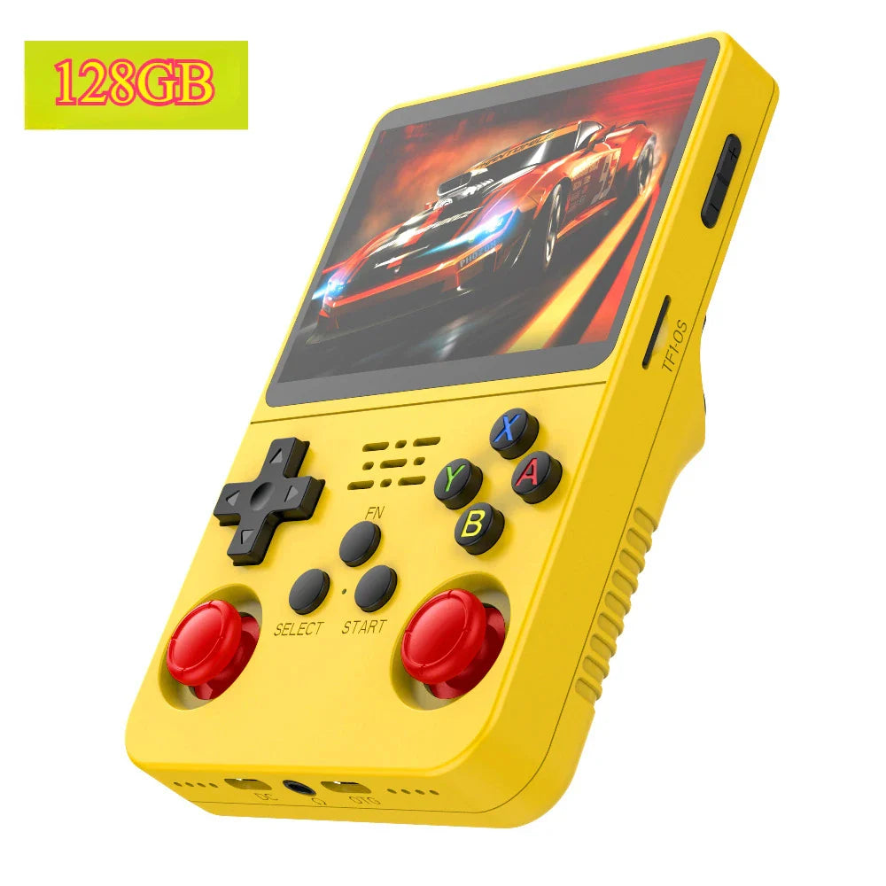 Retro Handheld Game Console 3.5-Inch (8.9 cm) IPS Screen 64/128/256GB Portable Pocket Game Player Kids Retro Gaming Gift