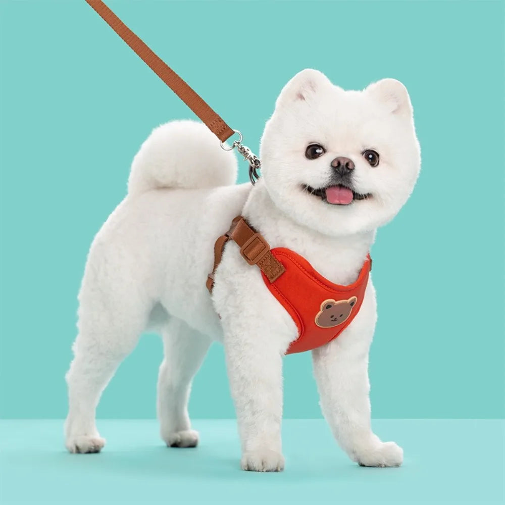 Adjustable No-Pull Pet Harness and Leash Anti-Escape Chest Strap Vest for Small & Medium Dogs and Cats