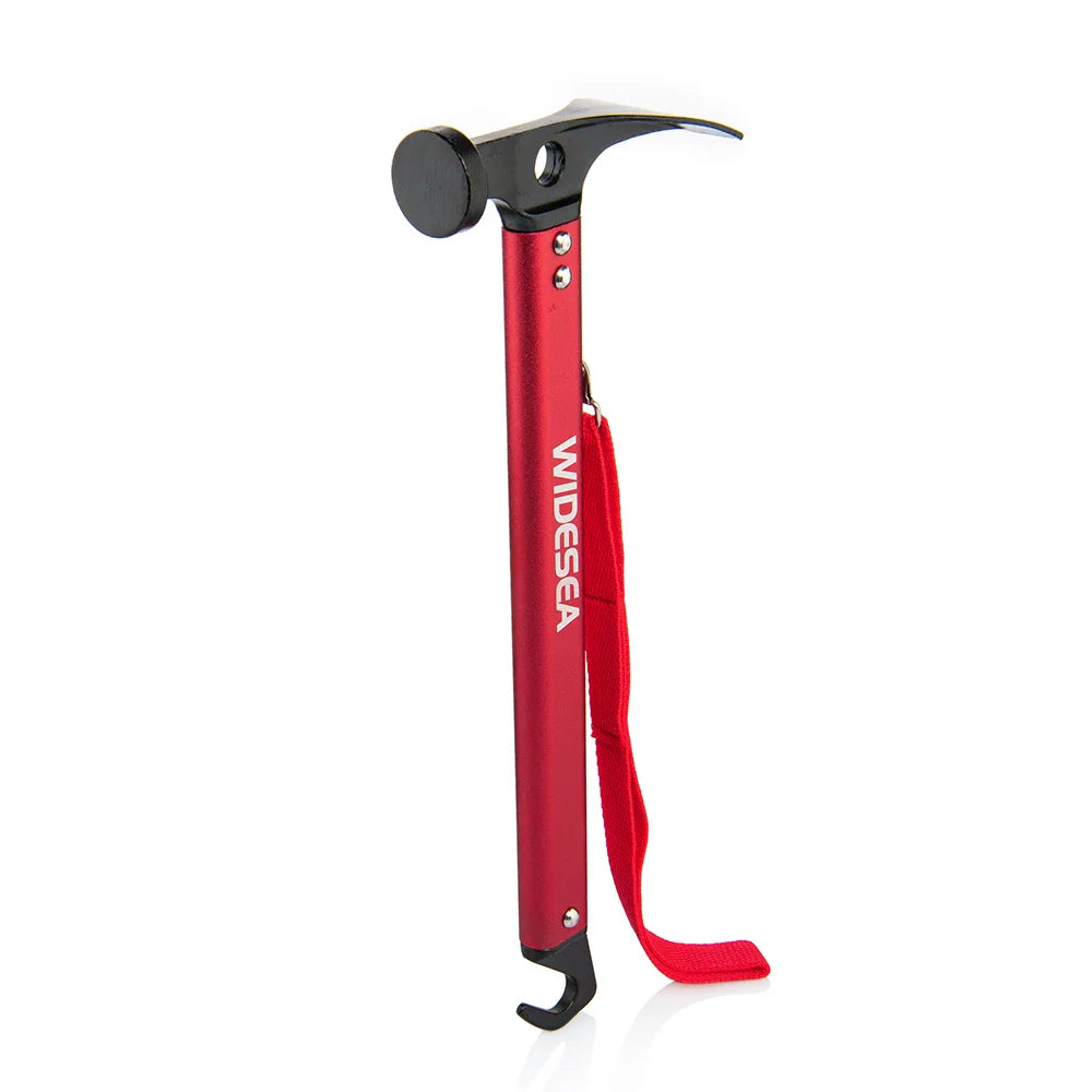Camping Hammer Stainless Steel & Copper Tent Peg Mallet with Stake Puller for Hiking & Mountaineering