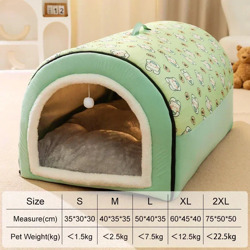 Removable Washable Pet Bed — Cozy Nest for Small to 2XL Dogs & Cats (35–75 cm | 14–30 in)