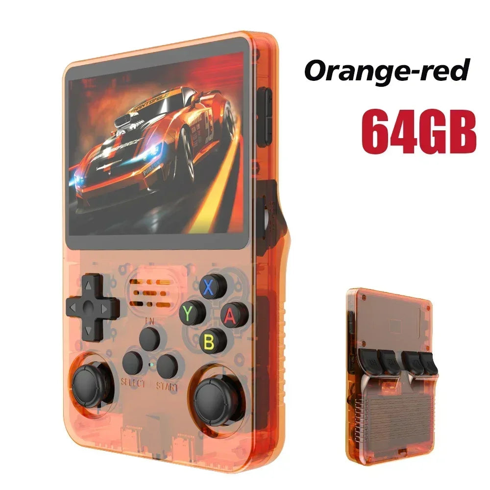 Retro Handheld Game Console 3.5-Inch (8.9 cm) IPS Screen 64/128/256GB Portable Pocket Game Player Kids Retro Gaming Gift