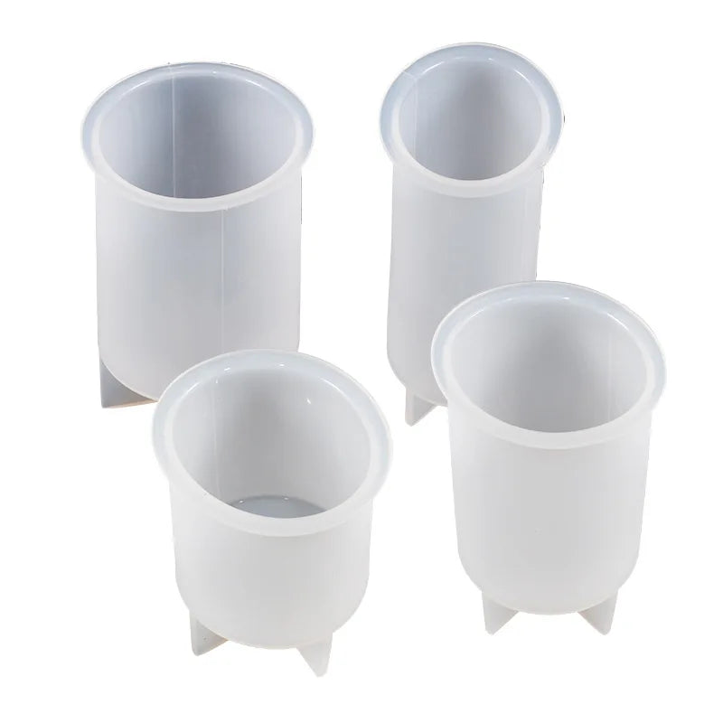 3D Vertebra Cylinder Silicone Candle Mold — DIY Plaster & Epoxy Resin Craft Mold for Wedding & Home Decor