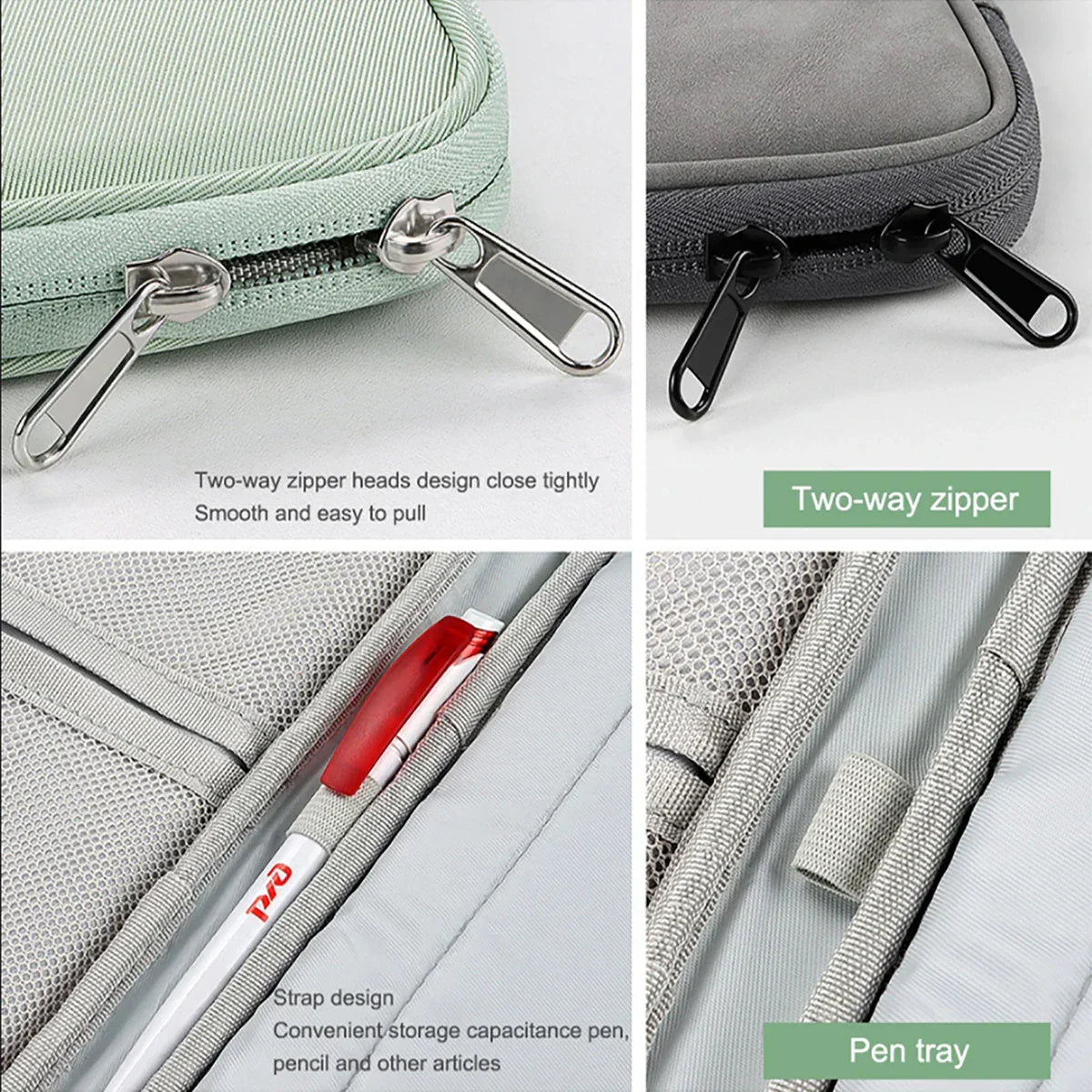 Waterproof Laptop Sleeve Handbag Fits 11–16 inch (28–41 cm) MacBook Air/Pro, Lenovo, HP, Xiaomi – Shockproof Notebook Case with Handle