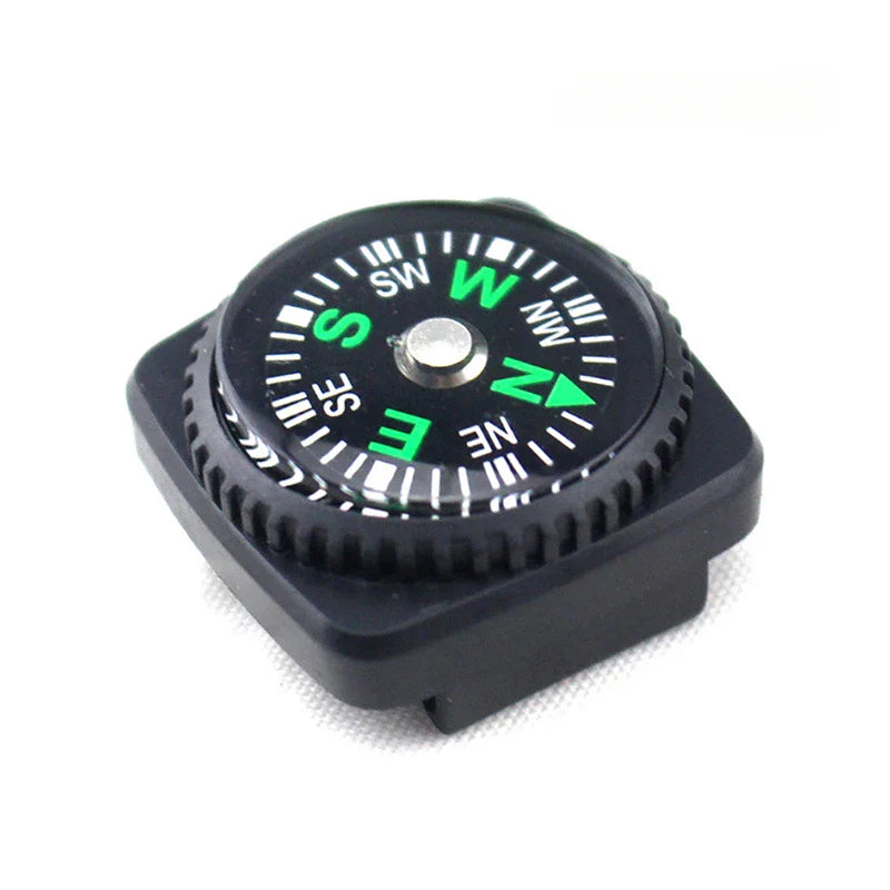 Mini Button Compass for Watch Strap – Portable Survival Navigation for Hiking & Camping (5 or 10-Pack)