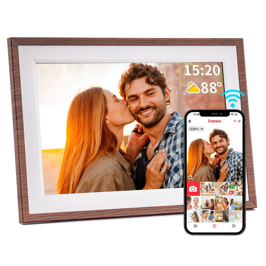 10.1-inch (25.6 cm) WiFi Digital Photo Frame 1280x800 IPS HD Touchscreen 32GB Cloud Smart Picture Frame - Wall Mountable