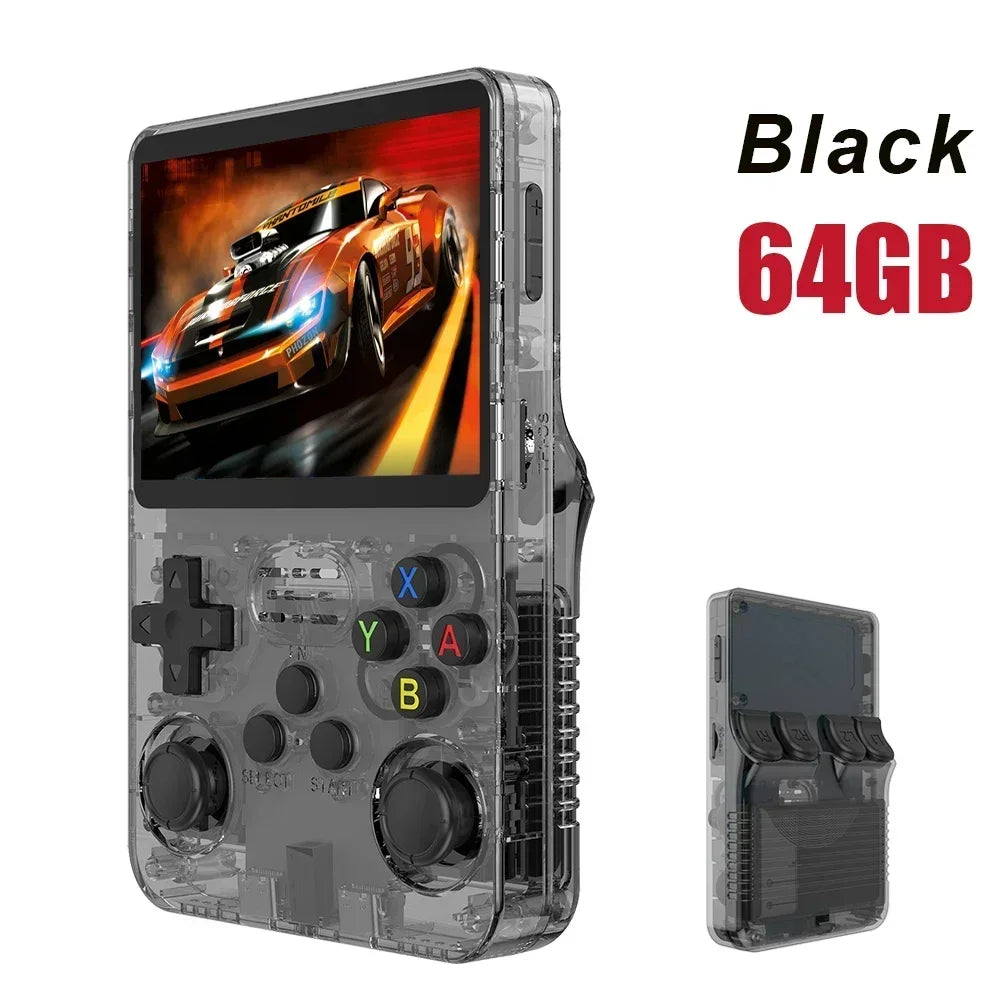 Retro Handheld Game Console 3.5-Inch (8.9 cm) IPS Screen 64/128/256GB Portable Pocket Game Player Kids Retro Gaming Gift