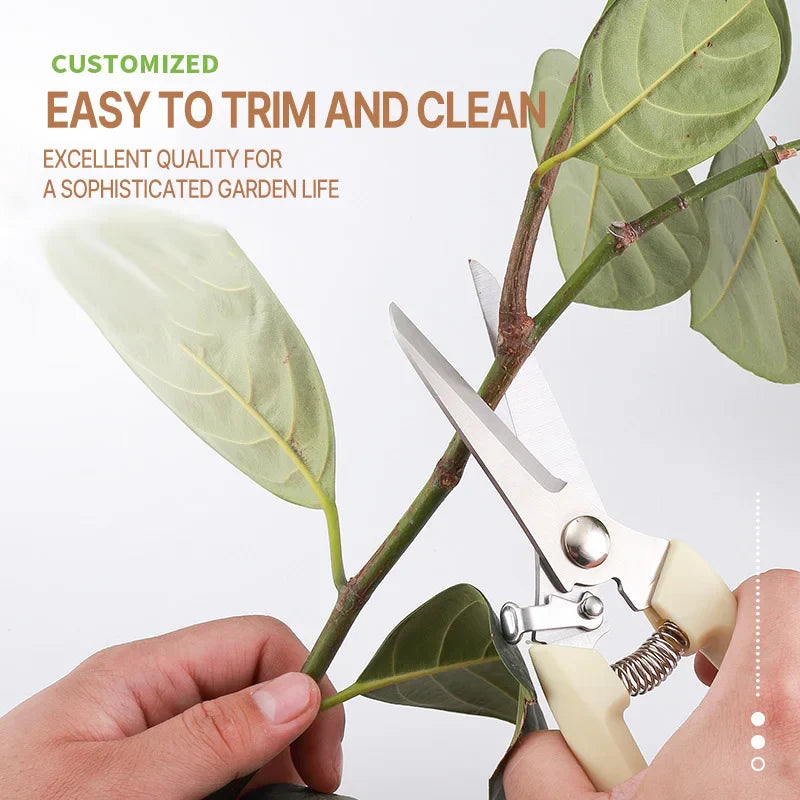 Professional Anvil Pruning Shears for Bonsai, Orchard and Garden Trimming