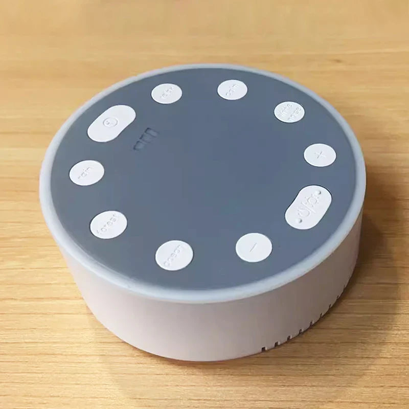 Portable White Noise Machine for Baby & Adult — Sleep Sound Machine with Night Light and Soothing Sounds