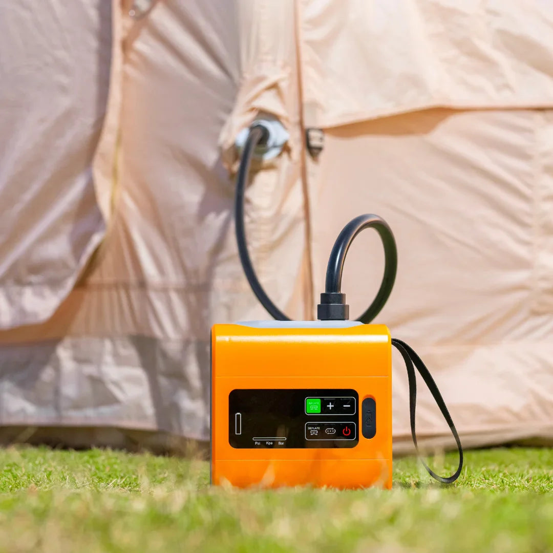 Portable Cordless Mini Air Pump – Rechargeable Electric Inflator & Deflator for Air Mattresses, Camping Mats, Pool Floats