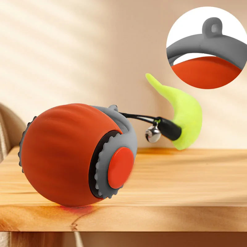 Interactive Smart Cat Ball - Automatic Rolling Cat Toy, Self-Exciting Bite-Resistant ABS Pet Toy