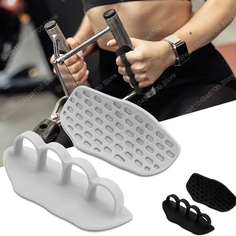 Anti-Slip Weightlifting Hand Grips – 1 Pair Palm Protection & Training Grips, 3 Sizes (92–120 mm / 3.6–4.7 in)